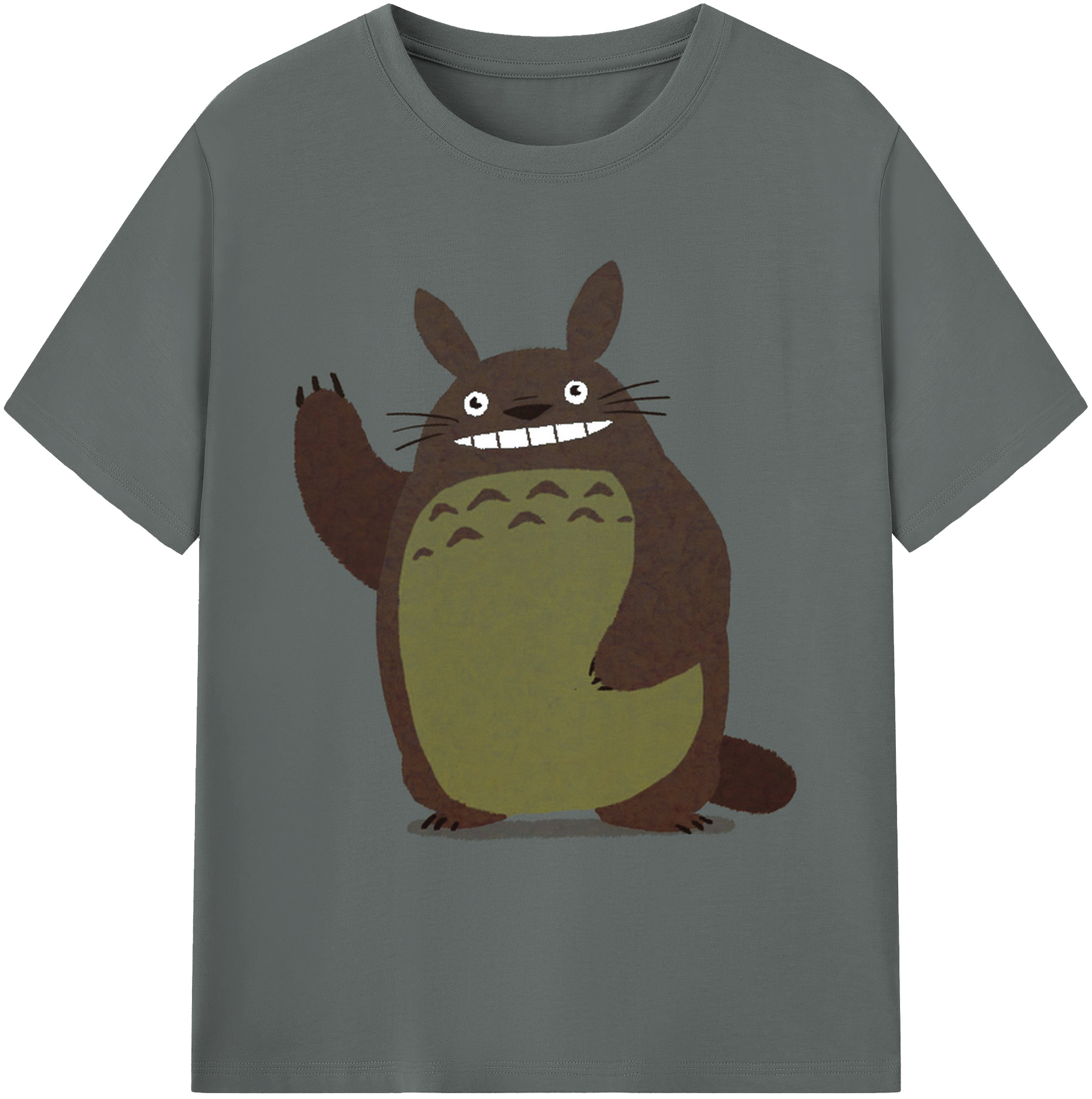 （画像用） となりのトトロ 草壁メイ 草壁サツキ My Neighbor Totoro Satsuki Kusakabe Mei Kusakabe 綿100％ メンズ半袖Tシャツ｜肌触りやわらか＆通気性